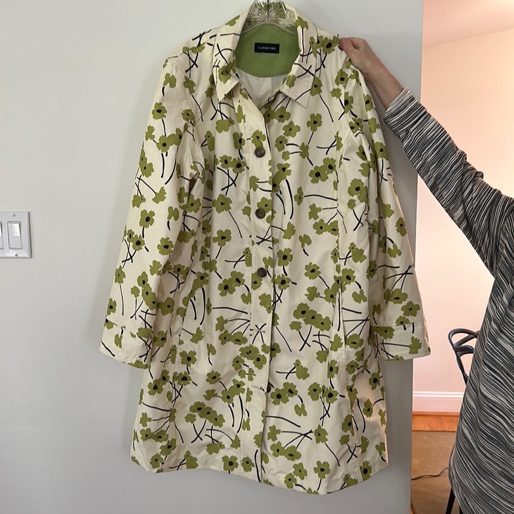 Lands End Womens Spring Rain Jacket